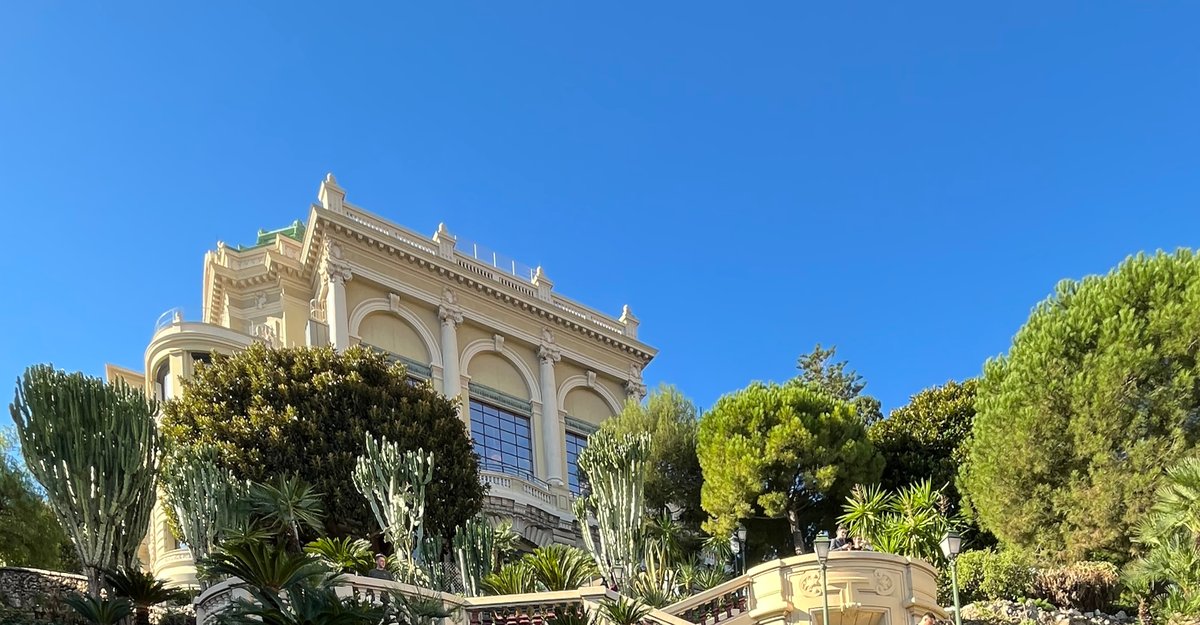 Building adjacent to the Casino - Opera of Monte-Carlo in November 2021