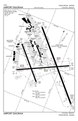 Airport Diagram of Cologne Bonn Airport EDDK in Cologne Germany