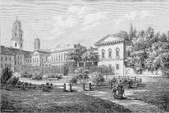 Former Palace of Bishop of Vilnius Ignotas Masalskis, currently Presidential Palace in Vilnius, Lithuania