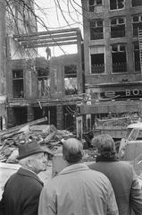 Demolition after fire at Rembrandtsplein on January 8, 1969