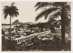 Carioca Aqueduct in Santa Teresa and Glória neighborhoods of Rio de Janeiro
