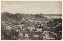Aqueduto da Carioca viewed from Morro de Santa Teresa in Rio de Janeiro