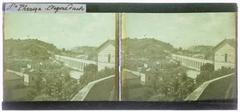 Aqueduct Carioca Rio de Janeiro colonial stone arch bridge over street