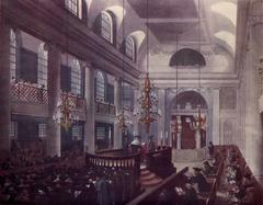Synagogue at Duke's Place, Houndsditch, historical building exterior