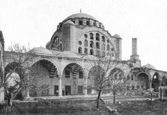 Mihrimah Sultan Mosque courtyard showing earthquake damage