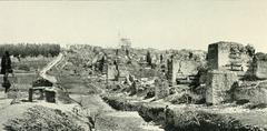View across the Valley of the Lycus in Constantinople looking north