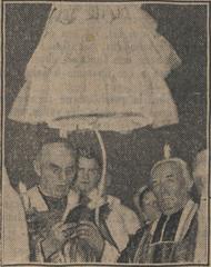 Baptism of church bells by Monseigneur Verdier and Abbé Duvaux at Saint-Jean-l'Évangéliste parish in Montmartre
