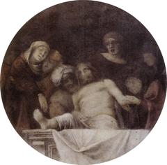 Correggio painting of the deposition of Saint Andrew