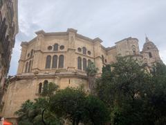 Scenic view of Malaga city with historic buildings and a clear sky