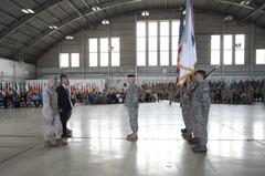 U.S. Marines and Army generals at U.S. Central Command change of command ceremony 2013
