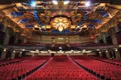 View from stage of Pantages Theatre in Hollywood during Fiddler on the Roof tour