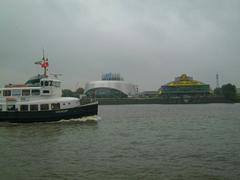 Musical Theater of Stage Entertainment at the Elbe river in Hamburg with shows Das Wunder von Bern and König der Löwen