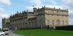 Exterior view of Harewood House in West Yorkshire, United Kingdom