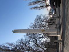 Illyrian Napoleon Column at French Revolution Square in Ljubljana