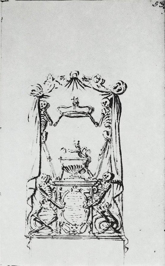 Gisleni Monument of the heart of Marie Louise Gonzaga in Warsaw