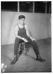 Portrait of Firpo with a serious expression