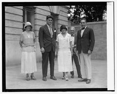 Luis Firpo at Argentine Embassy in 1924