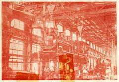 Completion of Matsuyama Workshop construction with intricate railway machinery inside