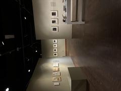Interior view of Japanese American National Museum in Los Angeles with exhibits and architectural details