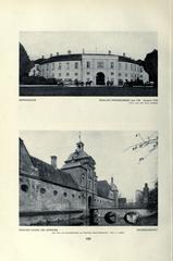 Architectural drawing from the book Um 1800 showing traditional craftsmanship and design