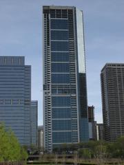 340 on the Park modern high-rise residential building in Chicago
