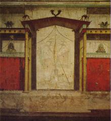 Roman fresco from the House of Augustus on the Palatine Hill