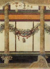 Roman fresco from House of Augustus at Palatine Hill