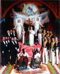 Painting of Lei Áurea by Navarro Cañizares