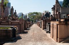 Cemitério da Consolação historic cemetery in São Paulo with ornate mausoleums and sculptures