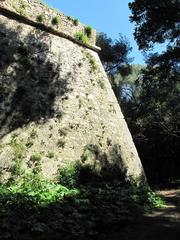 Exterior wall of the Fort-Royal on Sainte-Marguerite Island, Alpes-Maritimes, France