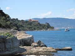 View of Fort Royal on Sainte-Marguerite Island from the East side