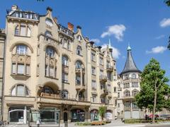 Art Nouveau buildings near Avenue des Vosges in Strasbourg's Neustadt district