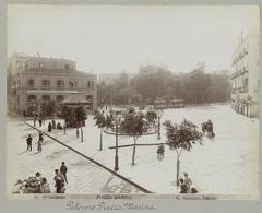 Historical photograph of Piazza Marina in Palermo, Italy, taken by Giuseppe Incorpora around 1893-1903