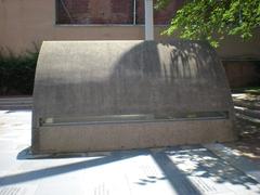 Archaeological viewing structure at Franklin Court