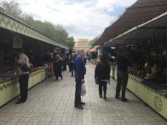 Group attending Wikimedia Armenia workshop outdoors on May 12, 2018