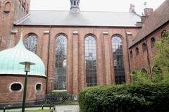 Helligåndskirken church in Copenhagen Denmark viewed from the north
