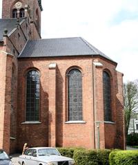 Helligåndskirken south quire in Copenhagen with detailed architecture