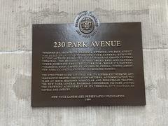 NYC Helmsley Building Landmark Plaque