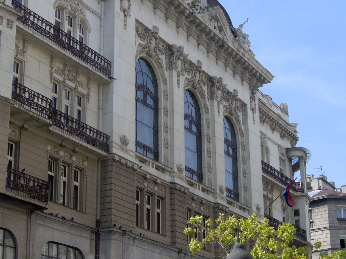 Serbian Academy of Sciences and Arts building in Belgrade