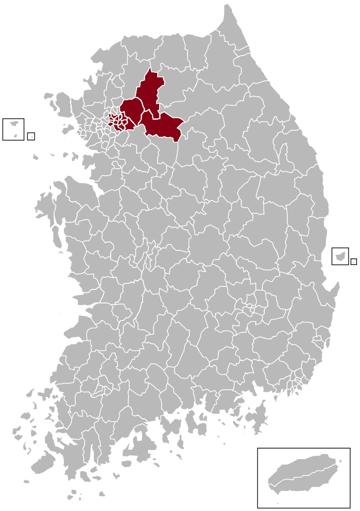 Map of Dongseoul Postal Central Office precinct showing location and surrounding areas in Seoul, South Korea