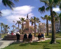 Statue of Saad Zaghloul at Saad Zaghloul Square, Ramleh Station, Alexandria, Egypt