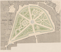 Esbekieh promenade landscaped between 1837 and 1843 by Muhammad Ali Pasha