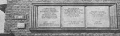 First commemoration ceremony at Umschlagplatz memorial site
