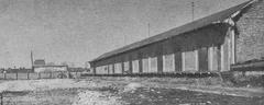 Historical site of former Umschlagplatz in 1960