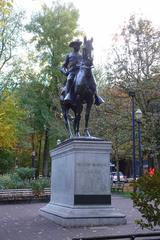 Statue of Theodore Roosevelt as a Rough Rider by Alexander Phimister Proctor in Portland Oregon