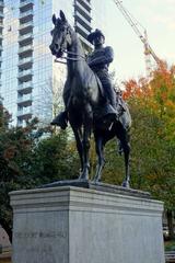 Statue of Theodore Roosevelt as Rough Rider by Alexander Phimister Proctor in Portland Oregon