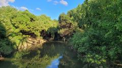Panoramic view of Yeouido Saetgang Ecological Park in Seoul