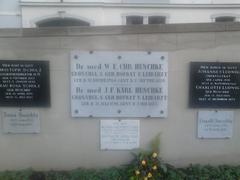 Wandgrabstelle Wilhelm Ernst Christian Huschke on the Historic Cemetery in Weimar