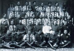 Imperial Russian Life-Guards Hussar Regiment, 2nd Squadron, 1895 in Tsarskoye Selo