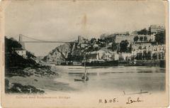 Clifton Suspension Bridge over the River Avon in England